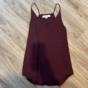 LOFT Deep Burgundy Camisole Top